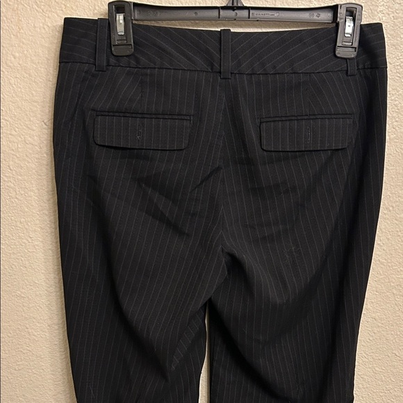 Dockers Metro Women Black Pinstripe Dress Trousers Pants Size 6 - Picture 5 of 7